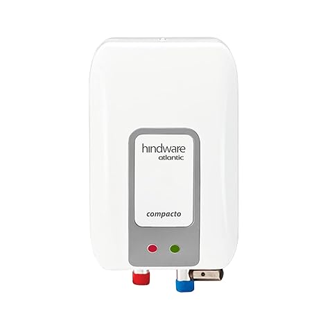 Hindware Atlantic Compacto 3 Litre Instant Water Heater, White & Grey