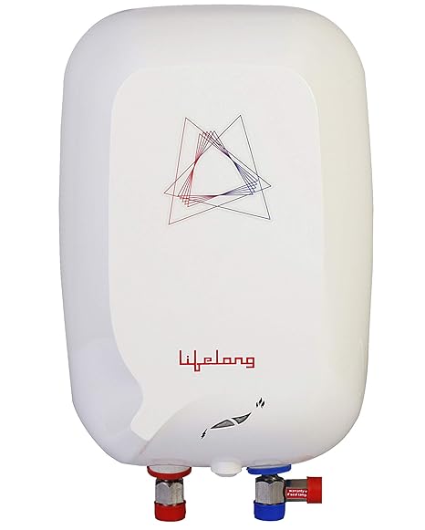 Lifelong LLWH106 Flash 3 Litres 3000W Instant Water Heater, Ivory