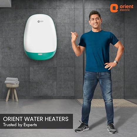 Orient Electric Aura Neo 3L Instant Water Heater, White & Turquoise