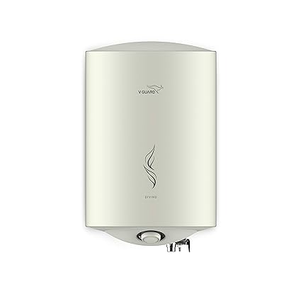 V-Guard Divino 5 Star Rated 15 Litre Storage Water Heater with Advanced Safety Features, White