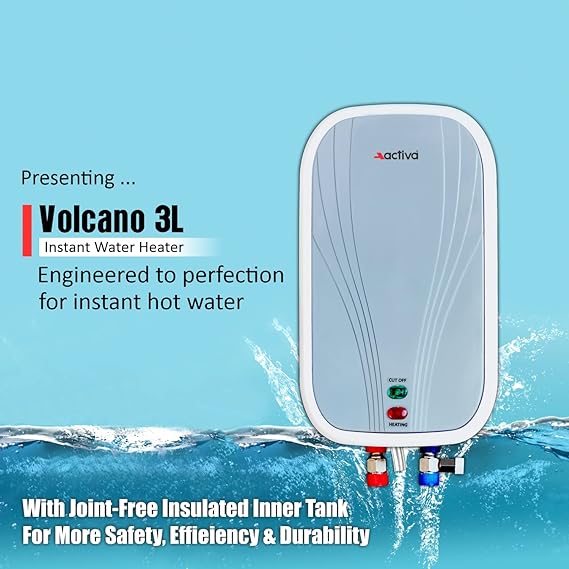 Activa 3L Instant 3000 Watt 304L Pure SS Tank Volcano Geyser