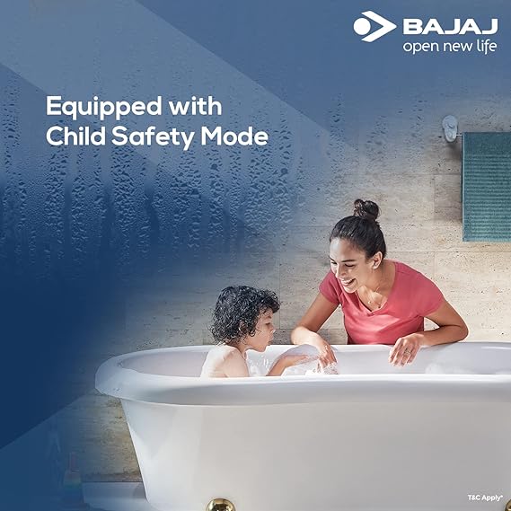 Bajaj Compagno Storage Water Heater | Glasslined Tank | Wall Mount