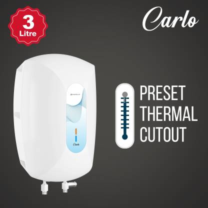 Havells Carlo 3 L 3000 kw Instant Water Geyser | White &Blue