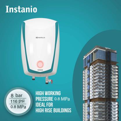 Havells Instanio 10 L Storage 2000 W 4 Star Water Geyser