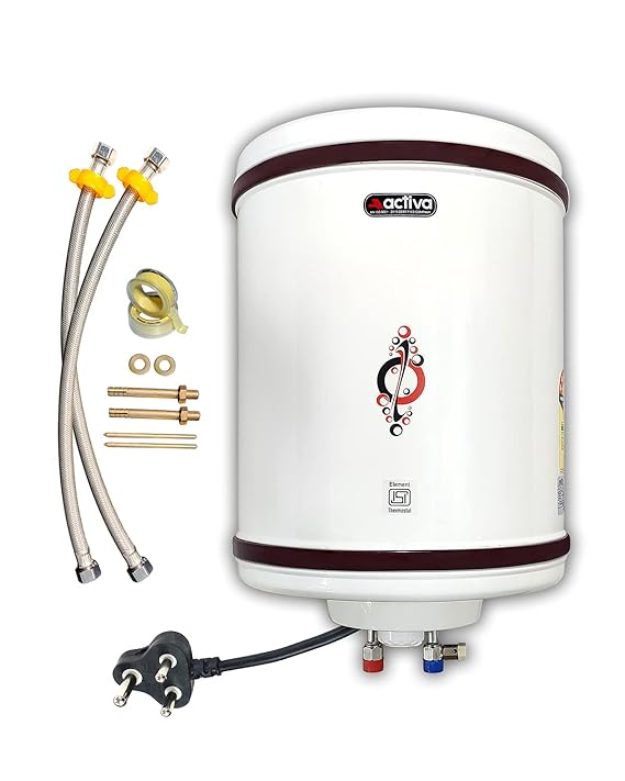 ACTIVA Storage 25 L 5 Stars 2 KVA Geyser with Special Anti Rust Coating Metal Body | Ivory