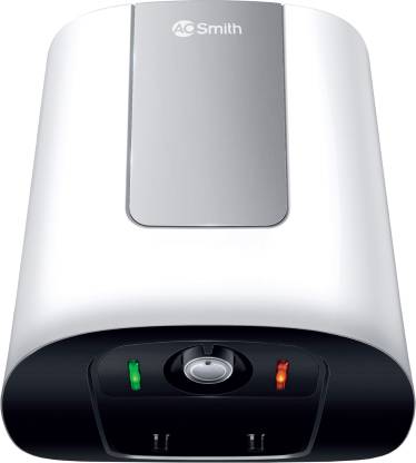 AO Smith HeatBot-SZS-015 - SILVER Storage 15 Litre 4 Star Vertical Water Heater Geyser | Silver