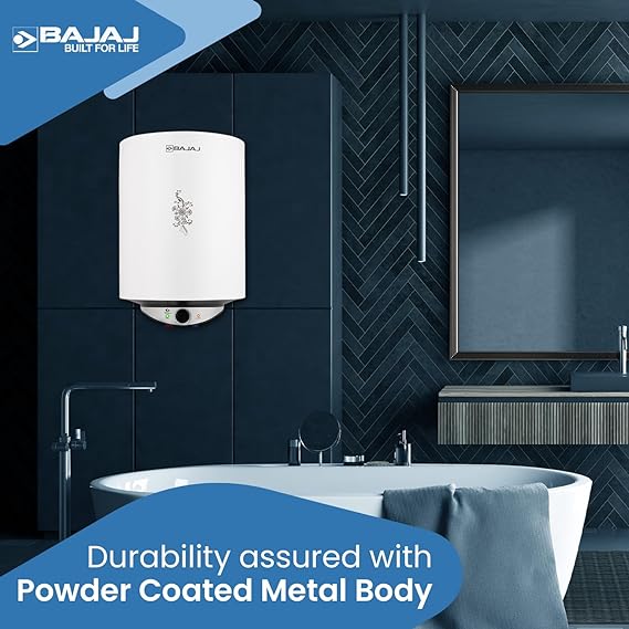 Bajaj Edrea 15 L Storage 5 Star Rated Storage Water Heater For Home | White