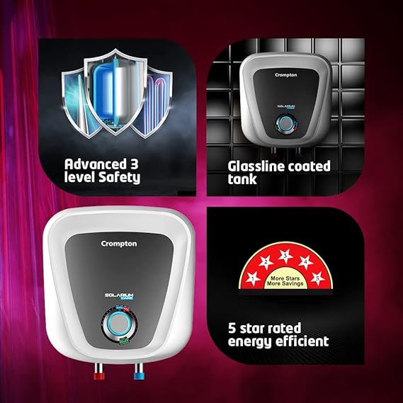 Crompton Solarium Care 15 L 5 Star Water Heater Geyser