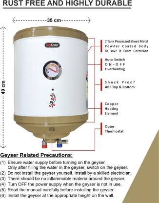 Digismart 15 L Water Heater Geyser