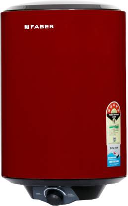Faber Jazz 25 L Vertical Storage Water Heater 2000W 5 Star | Wine Red