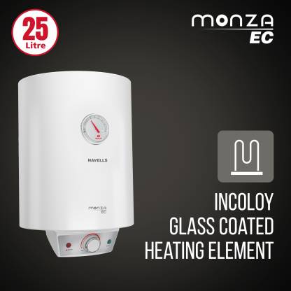 Havells Monza EC 25 L Storage Water Heater 2000 W 4 Star | White