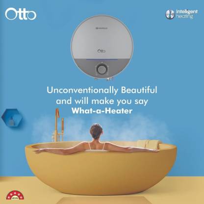 Havells Otto 5 Star 25 L Storage Water Heater | Silvery Grey
