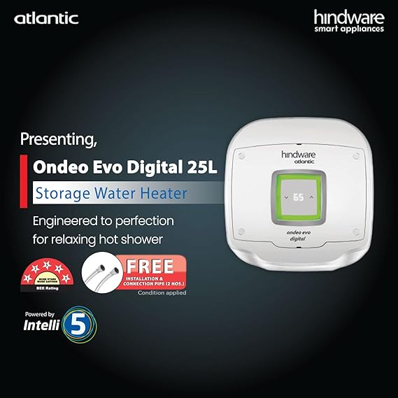 Hindware Atlantic Ondeo Evo 25 L Water Heater Geyser