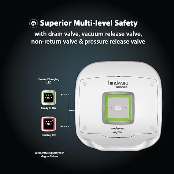 Hindware Atlantic Ondeo Evo 25 L Water Heater Geyser