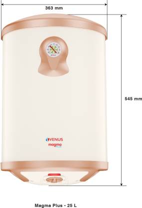 Venus Magma Plus 25GV 4 Star 25 L Storage Water Heater | Ivory