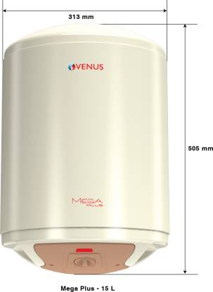 Venus MegaPlus 15EV 4 Star 15 L Storage Water Heater | Ivory