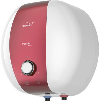V-Guard Pebble Shine 10 L Water Heater Geyser 5 Star | White Grape