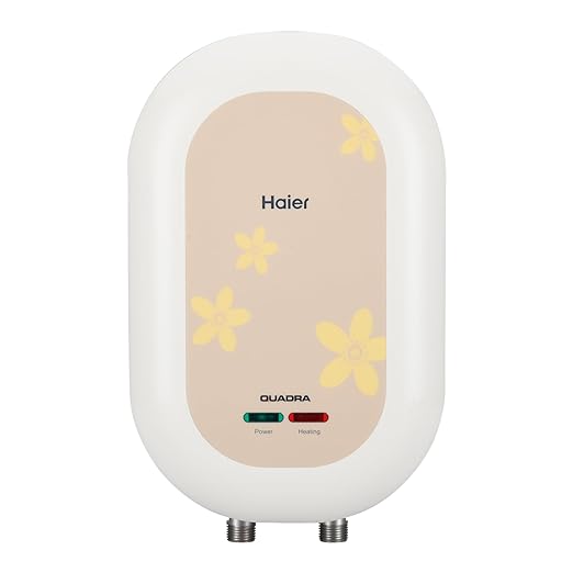 Haier (EI3V-EC3) Instant 3 Litre Vertical | anti corrosion UMC tank | 3000Watt 8 Bar Rated Pressure Water Heater | White