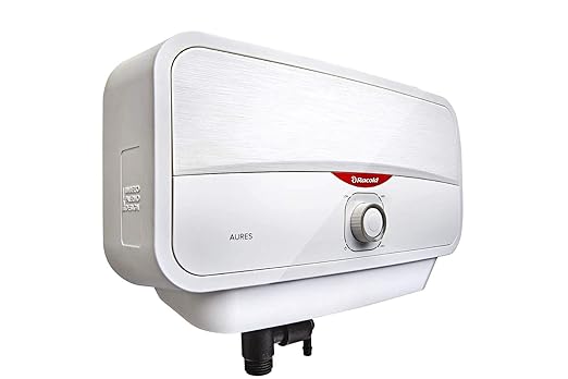 Racold Aures 5.5L 5500Watt Horizontal Instantaneous Water Heater (Geyser) | White