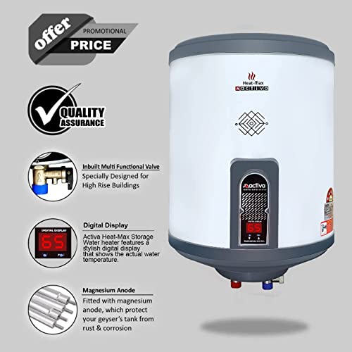 Activa 25Ltr Storage 2000W Special Anti Rust Coated Geyser