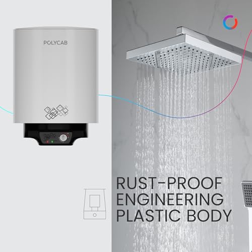 Polycab Celestia 15 L 2000W Wall Water Heater with Metal Body