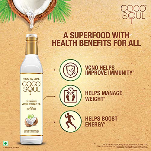 Coco Soul Cold Pressed Natural Virgin Coconut Oil