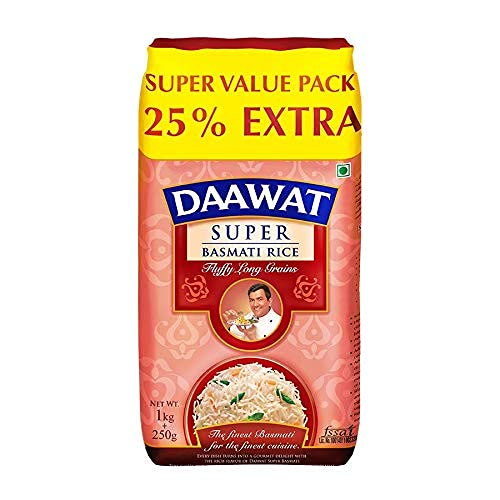 Daawat Super Perfectly Aged Long Grain with Rich Aroma Basmati Rice