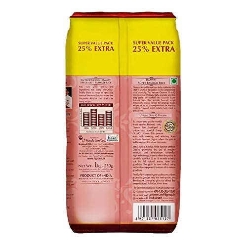 Daawat Super Perfectly Aged Long Grain with Rich Aroma Basmati Rice