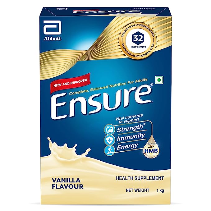 Ensure Complete Balanced Nutrition Drink For Adults Vanilla Flavour