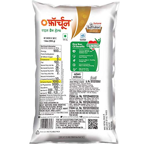 Fortune Oil Rice Bran Health Oil Pouch