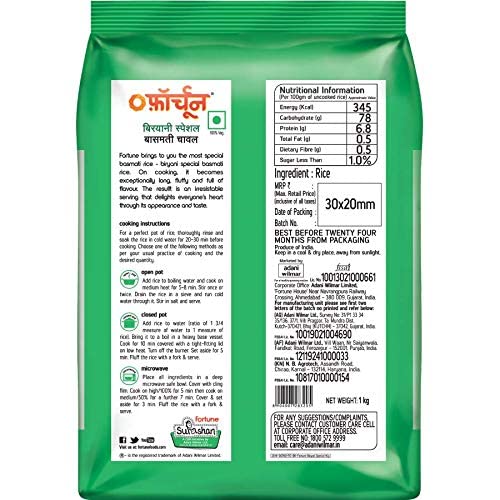 Fortune Biryani Special Basmati Rice Extra long grain basmati rice