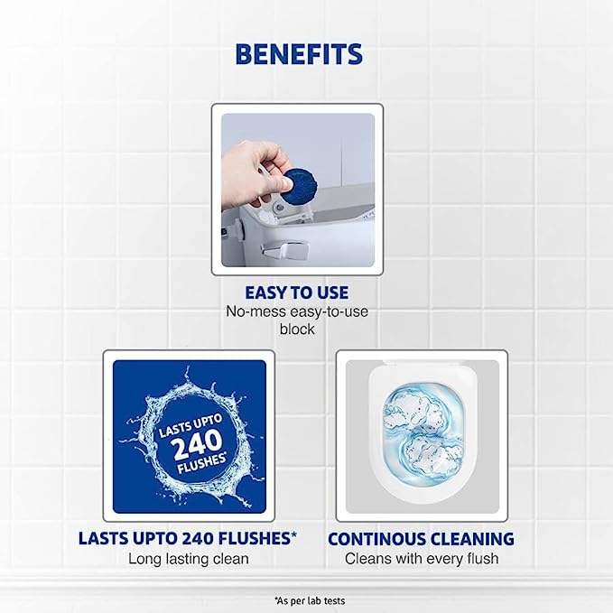 Harpic Flushmatic Twin In-Cistern Toilet Cleaner (Aquamarine)