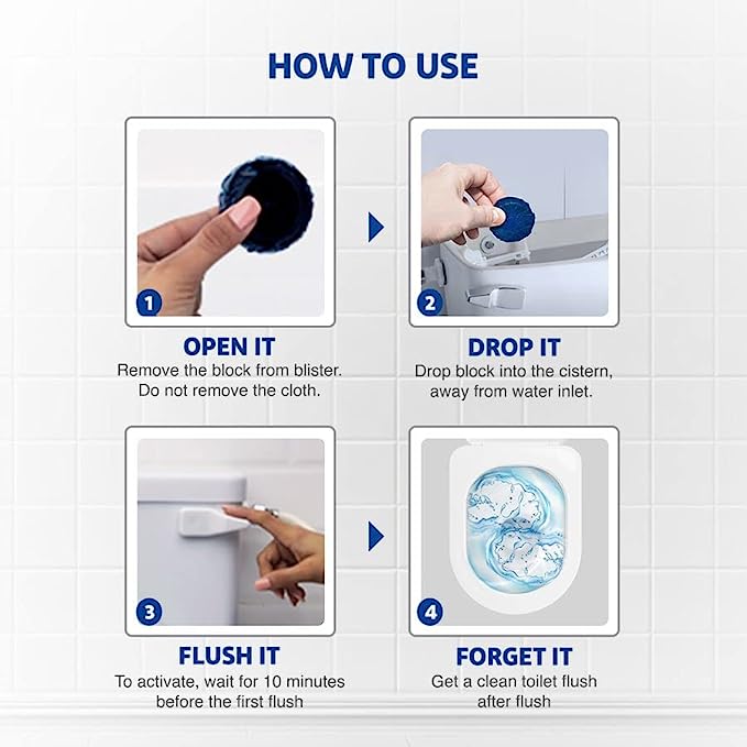 Harpic Flushmatic Twin In-Cistern Toilet Cleaner (Aquamarine)