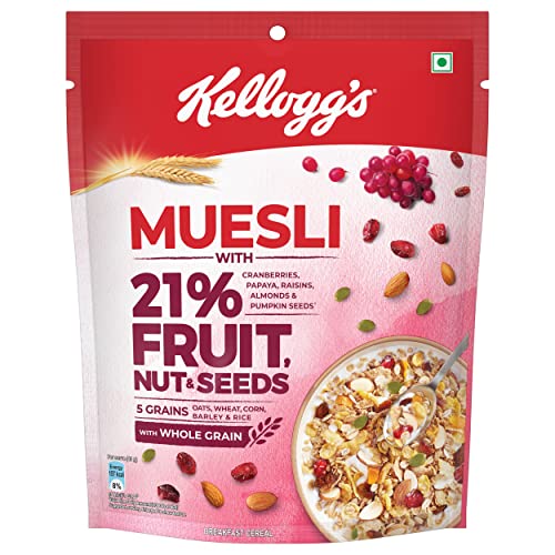 Kelloggs Muesli 21% Fruit Nut & Seeds