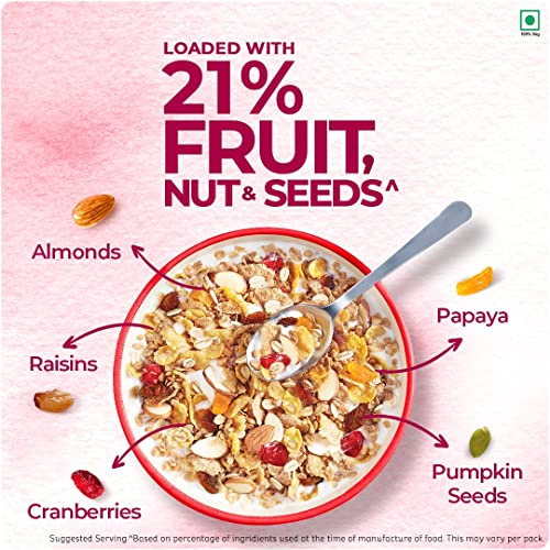Kelloggs Muesli 21% Fruit Nut & Seeds