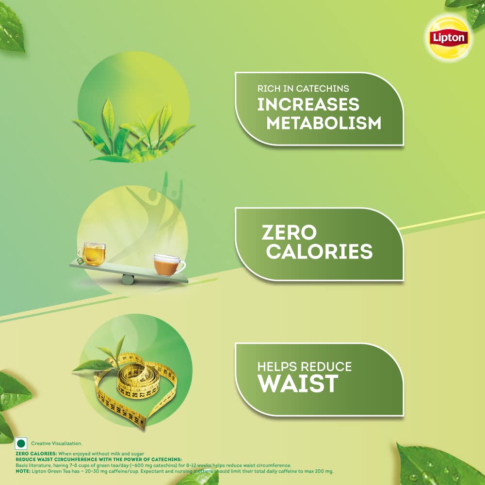 Lipton Honey Lemon Green Tea Bags
