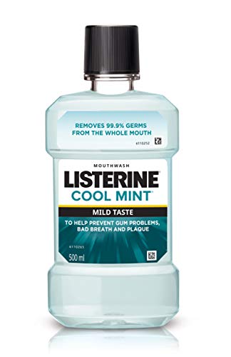 Listerine Cool Mint Mouthwash Liquid Removes 999% Germs
