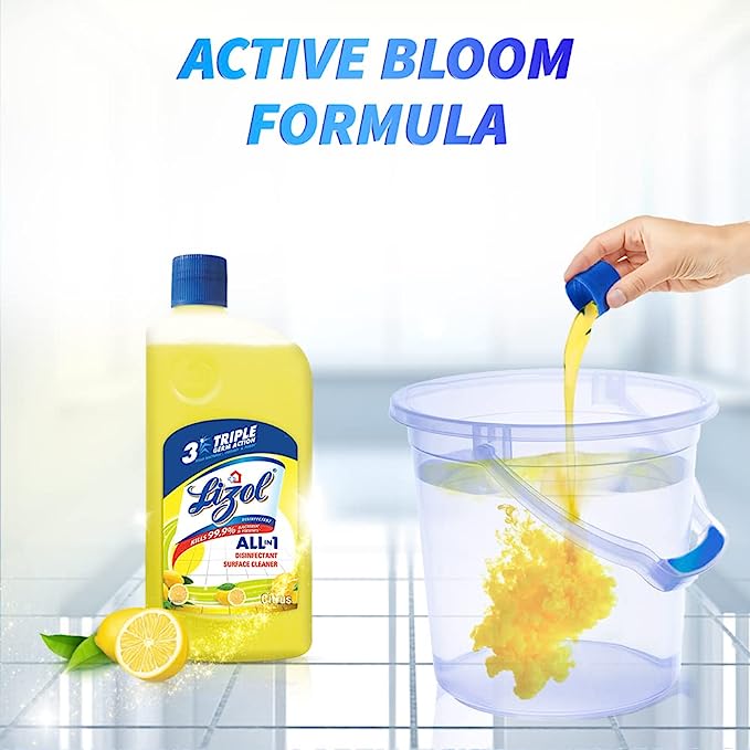 Lizol Disinfectant Surface & Floor Cleaner Liquid Citrus