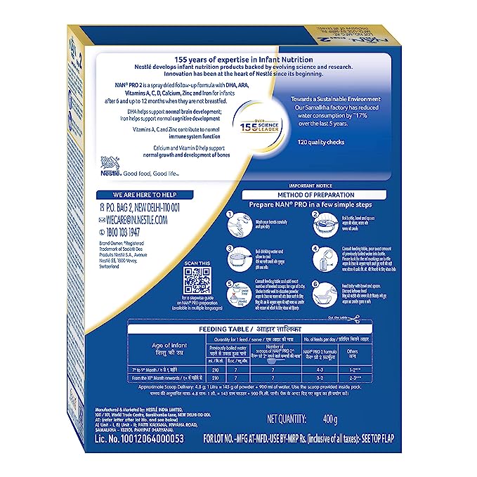 Nestle NAN PRO 2 Follow-up Formula Powder