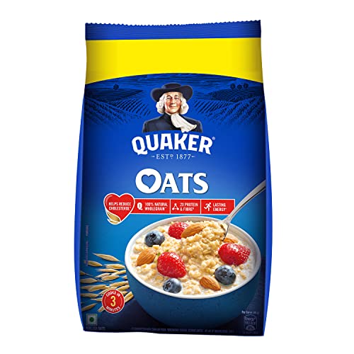 Quaker Oats Rolled Oats 100% Natural Wholegrain