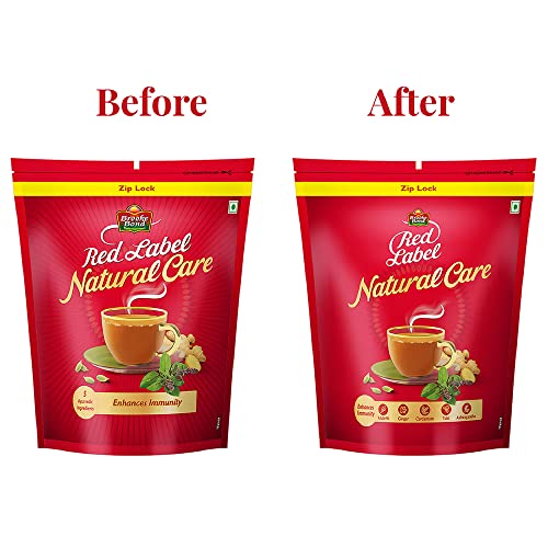 Red Label Natural Care Tea, Chai Made With 5 Ayurvedic Herbs