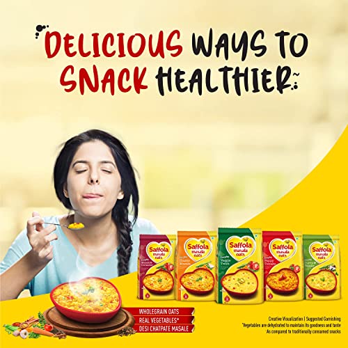 Saffola Masala Oats Tasty Evening Snack