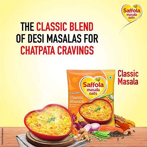 Saffola Masala Oats Tasty Evening Snack