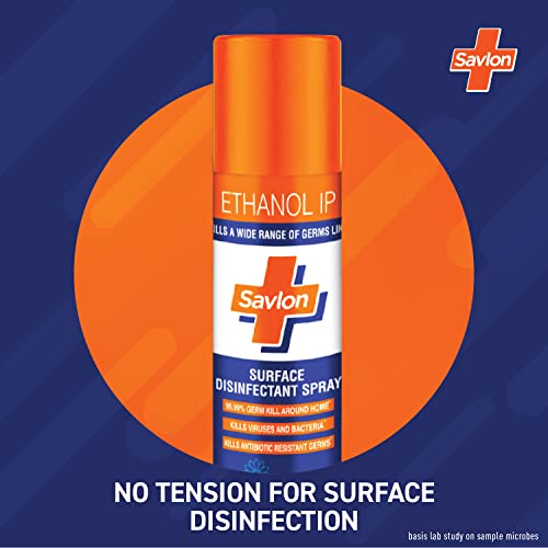Savlon Surface Disinfectant Spray Sanitizer, Germ Protection on Hard & Soft Surfaces