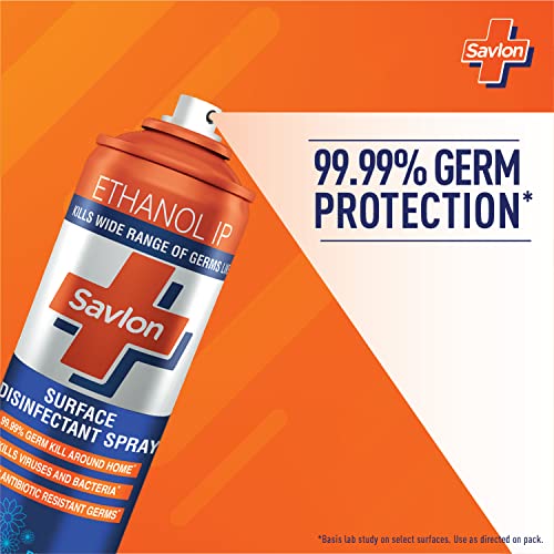 Savlon Surface Disinfectant Spray Sanitizer, Germ Protection on Hard & Soft Surfaces