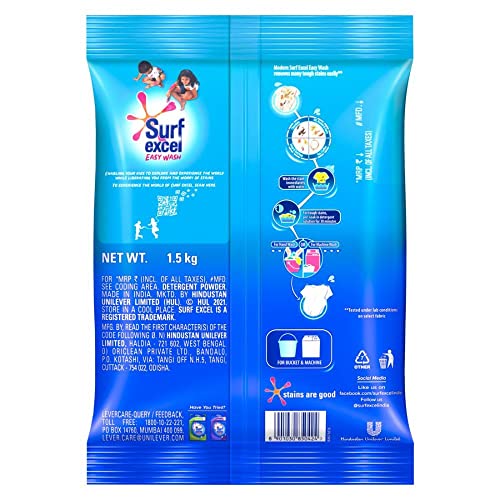Surf Excel Easy Wash Detergent Powder