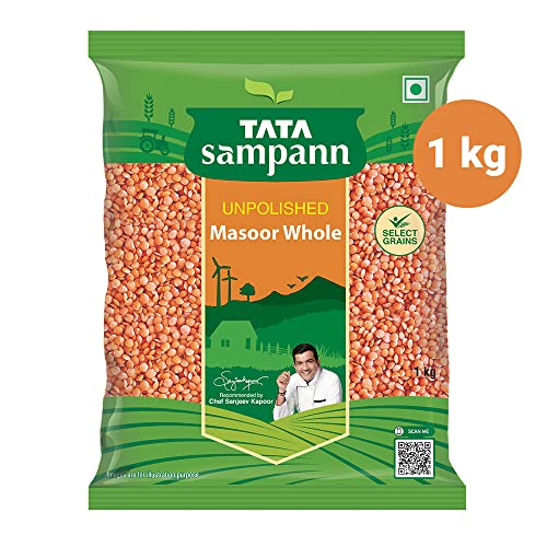 Tata Sampann Unpolished Masoor Dal Whole