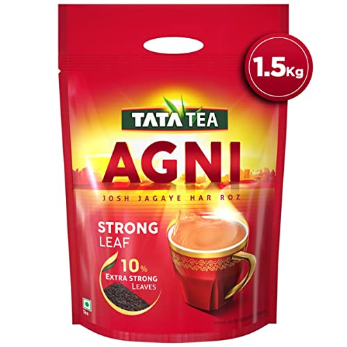 Tata Tea Agni, Strong chai With 10% Extra Strong Leaves, Black Tea