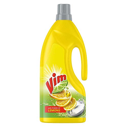 Vim Dishwash Liquid Gel Lemon, With Lemon Fragrance