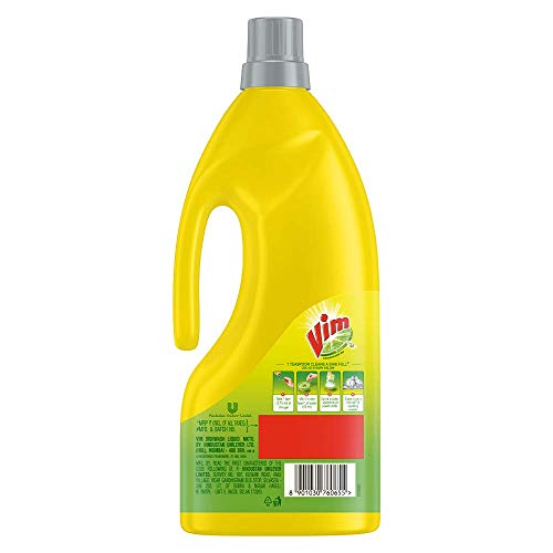 Vim Dishwash Liquid Gel Lemon, With Lemon Fragrance